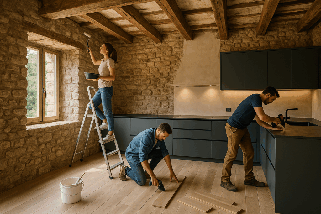 Rénovation maison en pierre
