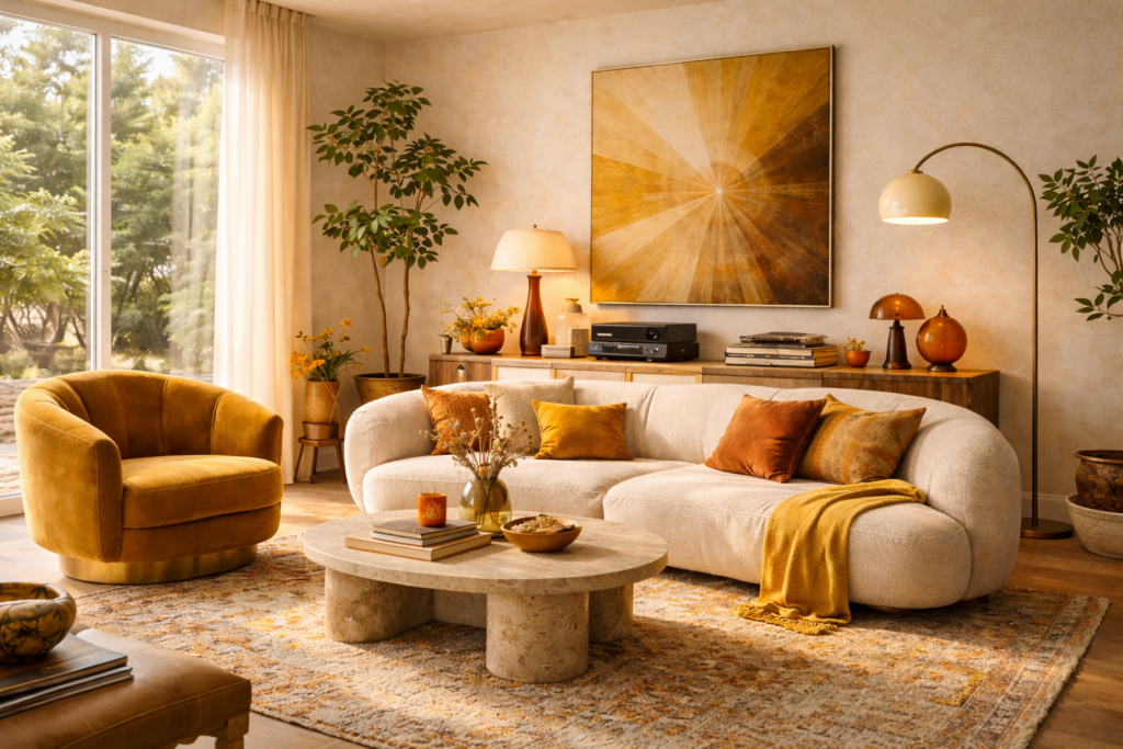 salon vintage contemporain